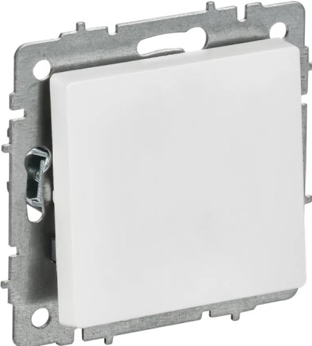 Выключатель без рамки IEK Brite ВС10-1-0-БрАБ 1-кл. Арктический белый картинка